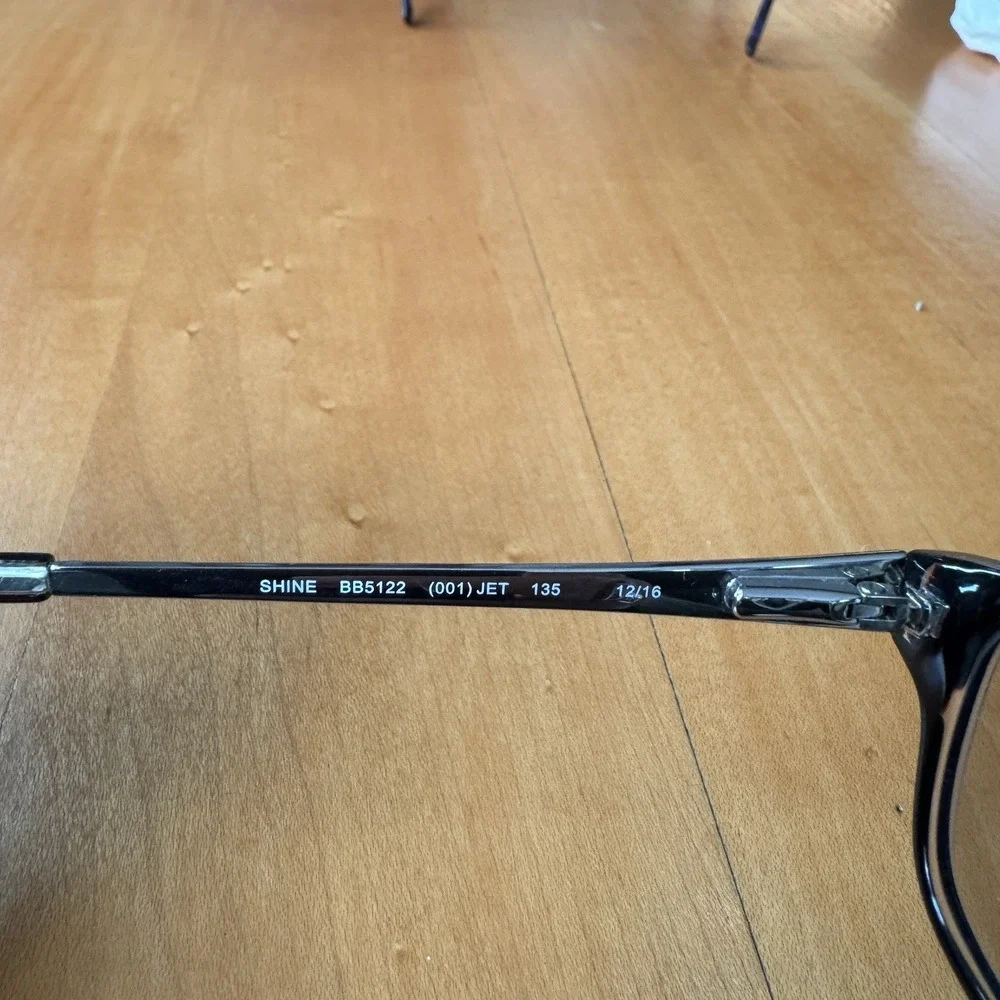 AUTHENTIC bebe‎ SHINE BB5122 001 Jet Women Eyeglasses 53mm 16 135